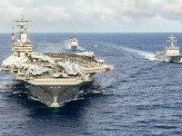 SUA vor trimite portavionul „Ronald Reagan” și grupul său de luptă prin strâmtoarea Taiwan, ca răspuns la acțiunile Chinei