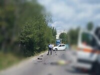 Accident rutier grav în Argeș. Un motociclist în vârstă de 69 de ani a murit | FOTO