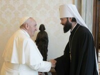 Papa Francisc s-a întâlnit cu mitropolitul Antonie, al doilea cel mai puternic lider al Bisericii Ortodoxe Ruse