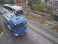 VIDEO. Autocarul în care au murit 3 români, filmat cum mergea cu viteză și făcea depășiri riscante, în Bulgaria