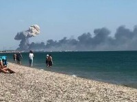Explozii puternice zguduie Crimeea în zona unei baze aeriene ruseşti | Video