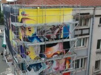 Clădirile cenușii din Ploiești au fost readuse la viață de artiștii stradali. ”Este unul dintre cele mai minunate lucruri”
