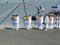 Manifestări de Ziua Marinei în Portul Constanța, cu porțile închise publicului. Ce a spus președintele Iohannis
