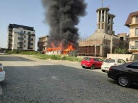 Cauza incendiului de la biserica din Constanța. Pompieri: Pentru lăcașul de cult nu fusese solicitată autorizaţia ISU
