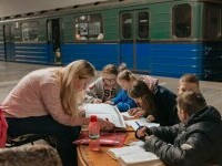 sali de clasa la metrou in Harkov