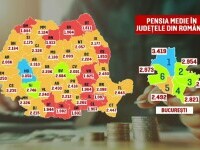 Harta pensiilor în România: Care sunt județele cu cele mai mari pensii medii. Vârstnicii vor primi deciziile de recalculare