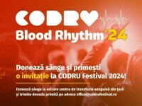 CODRU Festival extinde campania de donare de sânge Blood Rhythm la nivel național