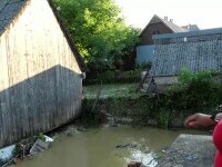 Rupere de nori la Sighetu Marmației: ”Am crezut că dă cu bombe”. ”Mă duc să-mi iau barca”