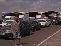 „Ce Schengen e ăsta?”. Cozi de 7 km la granița cu Bulgaria. Șoferii de TIR așteaptă și 20 de ore să treacă podul din Giurgiu