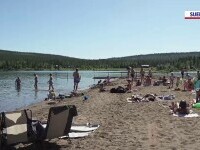 Canicula pune stăpânirea pe nordul și sudul Europei. În Laponia au fost maxime de 25 de grade, 15 zile consecutiv