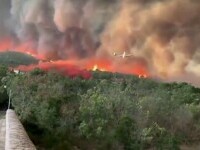 Incendiu devastator în Franța. Au ars 17.000 de hectare, o persoană a murit și alte zeci au fost rănite