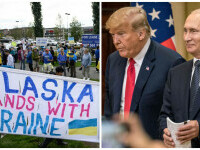 Trump și Putin se întâlnesc în Alaska. Protest pro-Ucraina și împotriva celor doi lideri în orașul în care are loc summitul