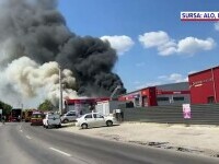 Incendiu uriaș în Iași. Mesaj Ro-Alert pentru localnici să închidă geamurile din cauza fumului toxic. ”Dezastru mare”