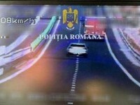Șofer teribilist, prins conducând cu 208 km/h pe drumul expres din Dolj: a rămas fără permis pentru 120 de zile