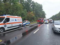 Accident grav pe A1 București-Pitești. Doi pietoni au murit după ce au fost loviți de un autotren