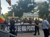 Silvicultorii protestează în faţa Ministerului Mediului. Diana Buzoianu: Romsilva nu este vacă de muls pentru nimeni