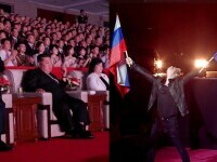 Reacția lui Kim Jong Un când l-a văzut pe cântărețul în blugi strâmți și cu cruce la gât, trimis de Putin. VIDEO