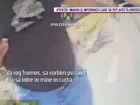 Momentul în care o polițistă a fost amenințată cu toporul de un bărbat, în Dolj. „Stai că trag”