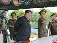 Gestul amenințător făcut de Coreea de Nord, la câteva zile după vizita portavionului american în Sud