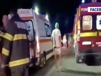 Accident grav în Brăila, cu patru răniți. Două mașini s-au izbit frontal, după o depășire forțată
