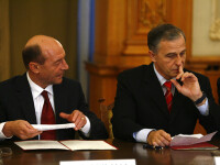 Traian Basescu si Mircea Geoana