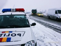 Iarna pe drum, politia