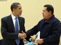 Barack Obama si Hugo Chavez