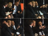 Imaginea zilei. Reactia lui Michelle dupa ce Barack Obama a fost surprins intr-o ipostaza 