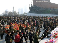 Coreea de Nord a organizat un miting urias pentru a marca doi ani de la moartea lui Kim Jong-il