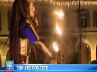 Spectacol inedit la Sibiu. Zeci de extrateresti au