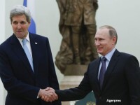 John Kerry si Vladimir Putin