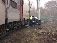 Barbat lovit mortal de tren, in Timisoara. Omul nu s-a miscat de pe linii, desi a vazut locomotiva venind spre el