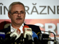 Presedintele PSD, Liviu Dragnea, sustine o conferinta de presa, la sediul partidului din Baneasa.