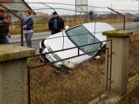 Accident la ieșirea din Focșani