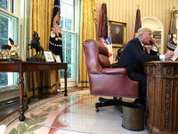 Donald Trump, în Biroul Oval