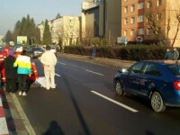 Accident mortal pe o trecere de pietoni în Brașov. Victima, aruncată la 40 de metri