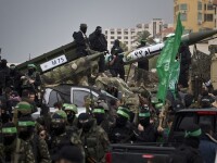 Israelul a bombardat poziţii ale Hamas, ca răspuns la lansarea de rachete din Fâşia Gaza