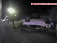 Trei tineri, salvaţi de poliţişti dintr-o maşină la un pas să explodeze