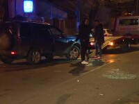 Un şofer a lovit maşinile parcate pe o stradă din Capitală