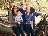 Familie regală britanică a prezentat felicitările de Crăciun