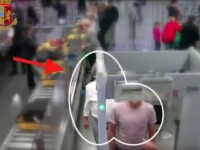 A furat 8.000 de € în 10 secunde pe aeroport. Momentul a fost filmat. VIDEO