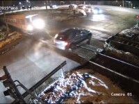 Momentul în care un șofer neatent din Cluj evită la milimetru o tragedie. VIDEO