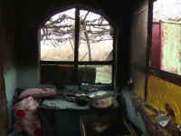 Incendiu puternic la o casă din Bihor. O fetiță a fost salvată, dar bunicul ei a murit