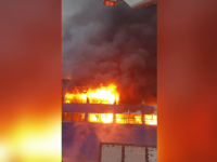 Hală din Câmpia Turzii distrusă complet de un incendiu. Trebuia inaugurată în 2020