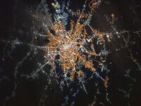 Bucureștiul, văzut din spațiu. Imaginea publicată de NASA