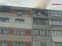 Pompierii din Galați au salvat o femeie dintr-un apartament incendiat INTENŢIONAT