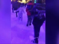 Înghesuială pe patinoarul din Cernavodă, în plină carantină