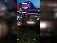 Carambol pe DN 72 între Târgovişte și Găești. Trei mașini au fost serios avariate
