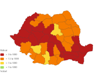 Lista județelor cu cele mai multe noi cazuri de COVID-19. Incidență de peste 7 la mie în Constanța și Ilfov