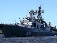 Nouă nave de război rusești, interceptate de Marina Regală în apropierea coastelor Marii Britanii